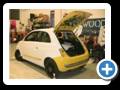 FIAT 500 : Wrapping Car Bianco Opaco e Nero carbonio