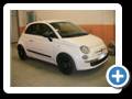 FIAT 500 : Wrapping Car Bianco Opaco e Nero carbonio